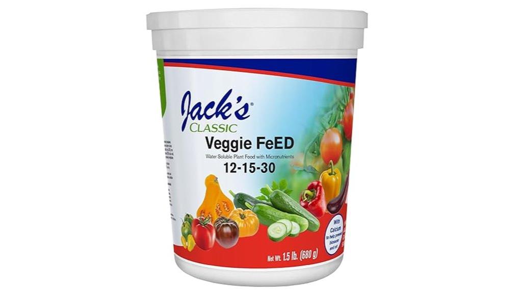 water soluble veggie fertilizer