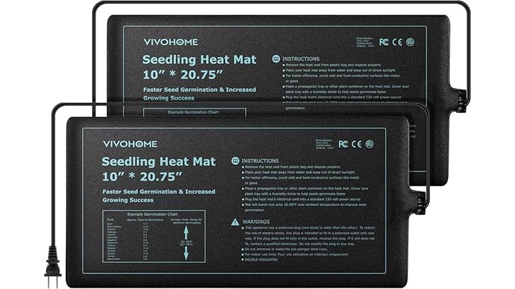 waterproof seedling heat mats