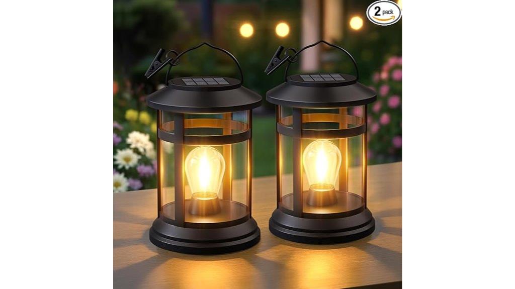 waterproof solar hanging lights
