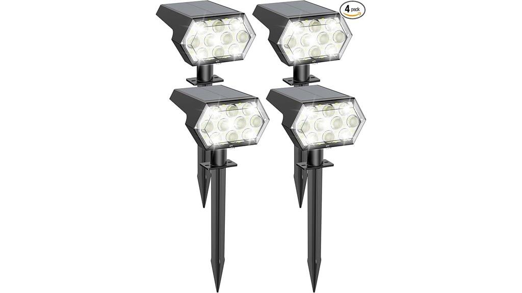 waterproof solar outdoor lights
