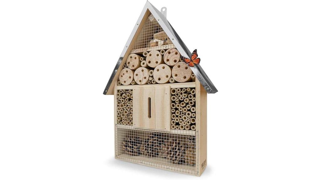 weatherproof garden insect hotel