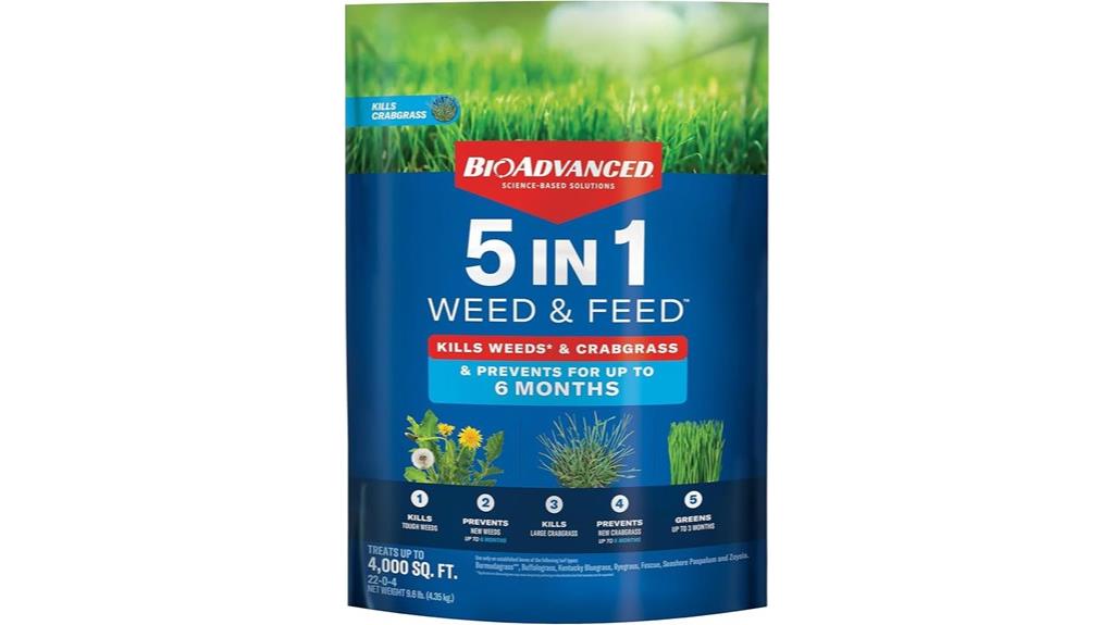 weed and feed granules