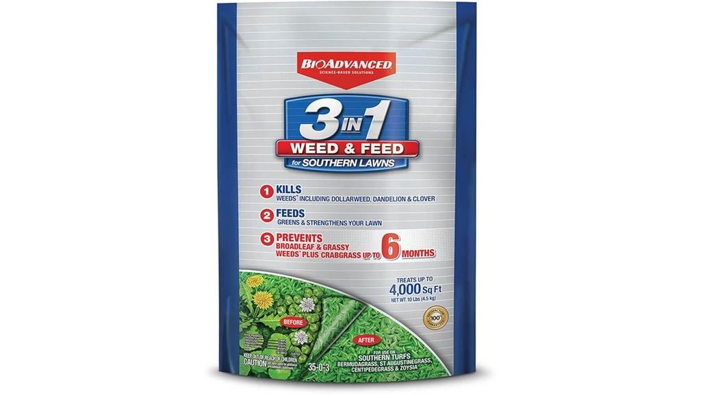 weed and feed granules