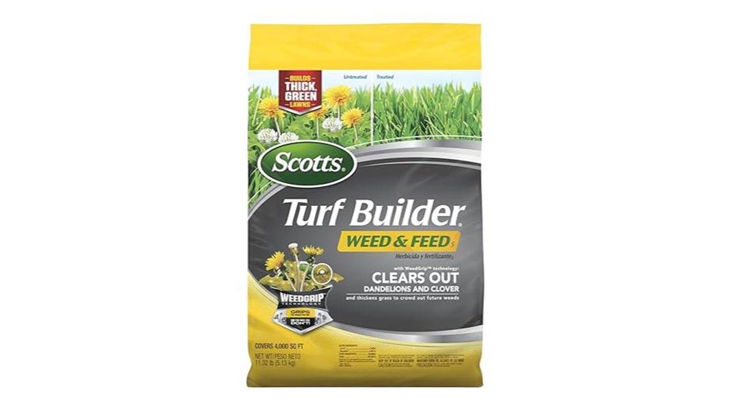 weed killer and fertilizer