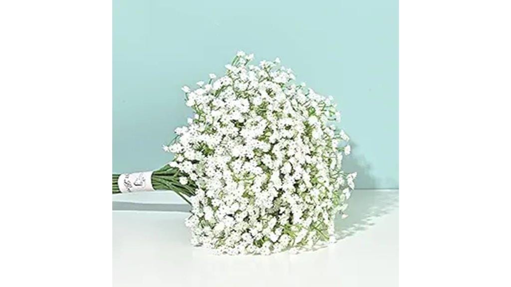 white artificial flower bouquet