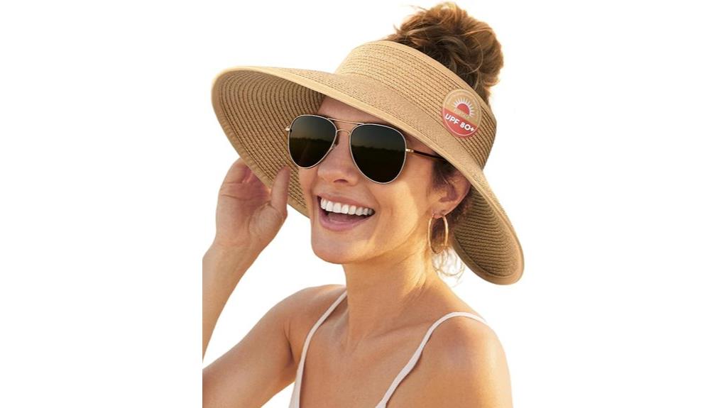 wide brim beach hat