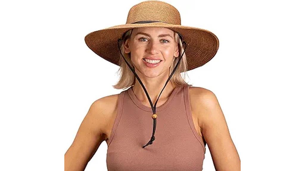 wide brim sun hat