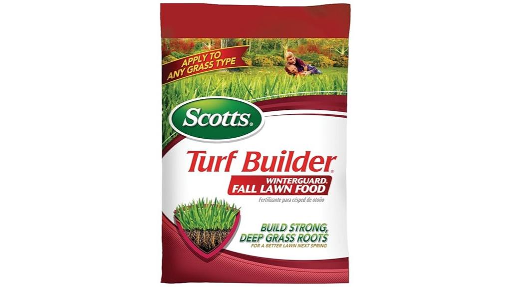winter lawn fertilizer coverage