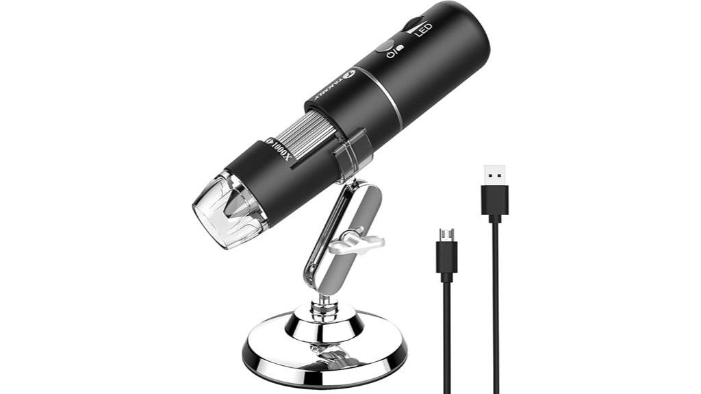 wireless digital microscope magnification