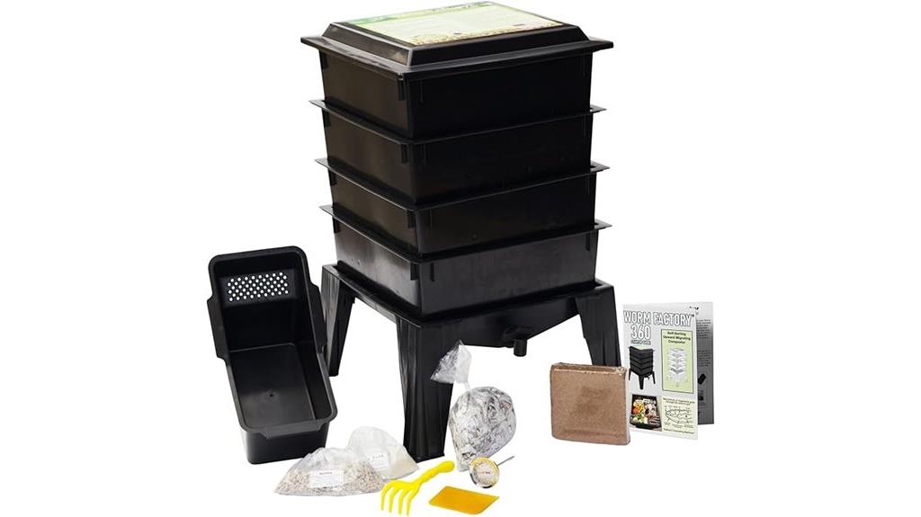 worm composting system trays
