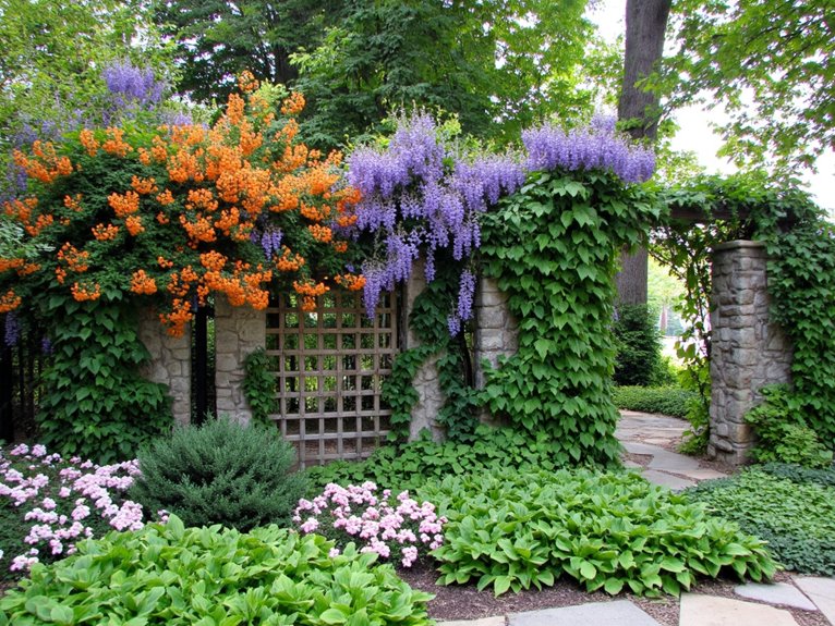 climbing plants for structures