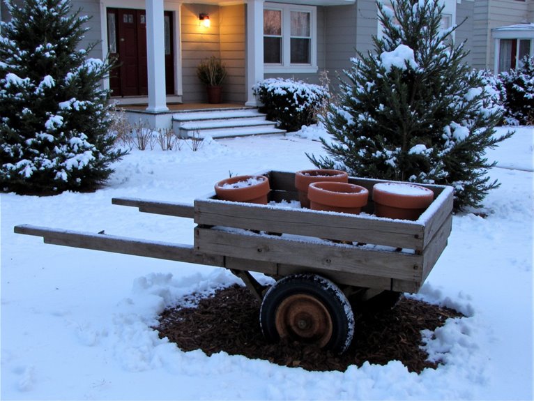 cold weather potted plant protection