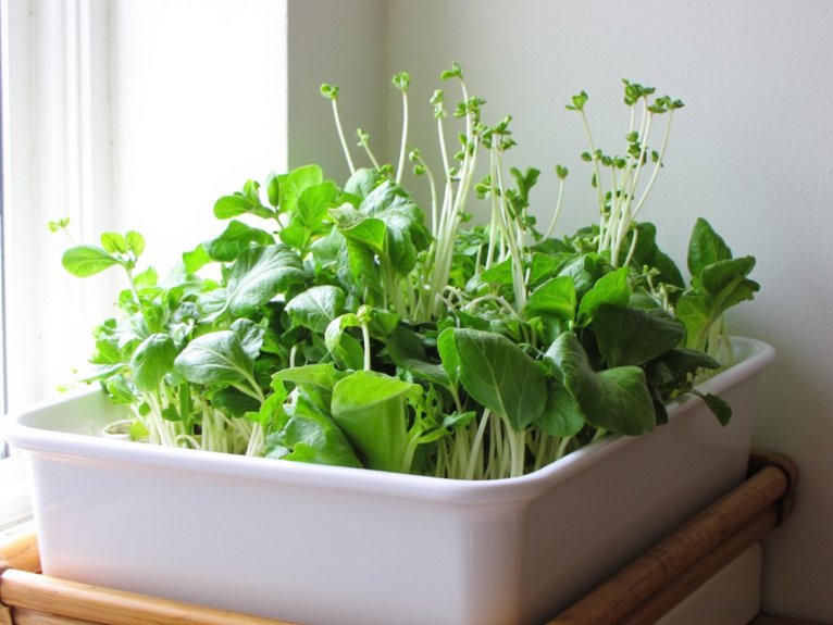 compact microgreen indoor growing