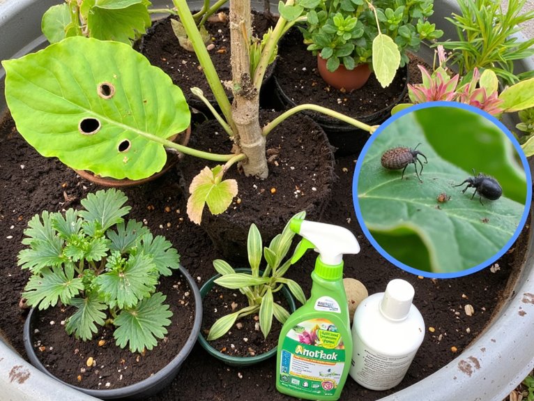 container garden pest control