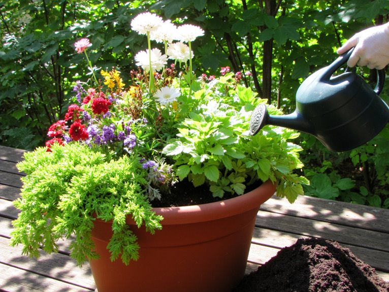 container plant fertilization techniques