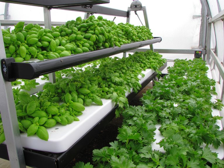 controlled environment herb farming