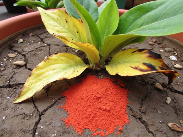 excess fertilizer harms plants