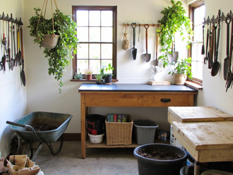 garden tool efficiency setup