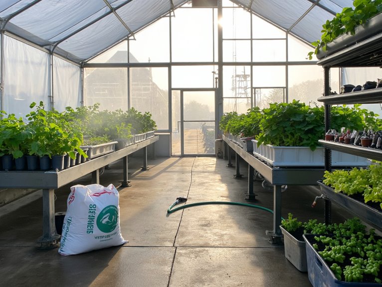 greenhouse clean sanitize protect
