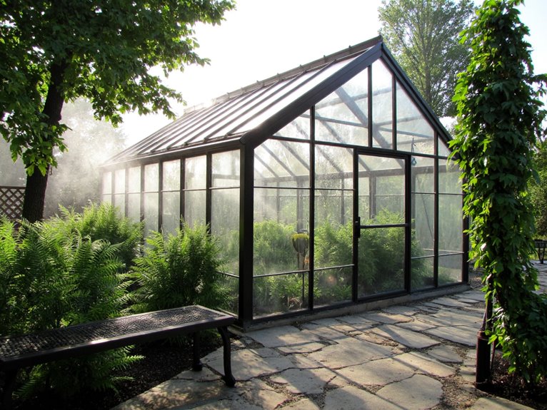 greenhouse cooling for stress prevention