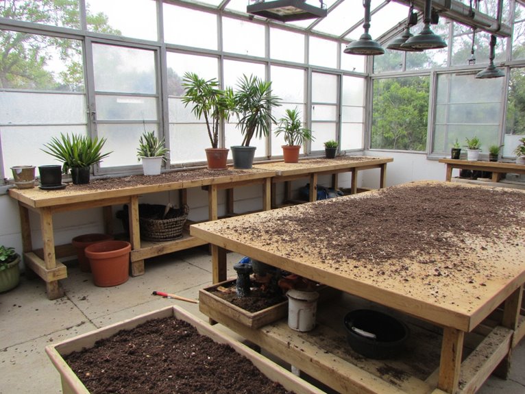 growing surfaces for plants
