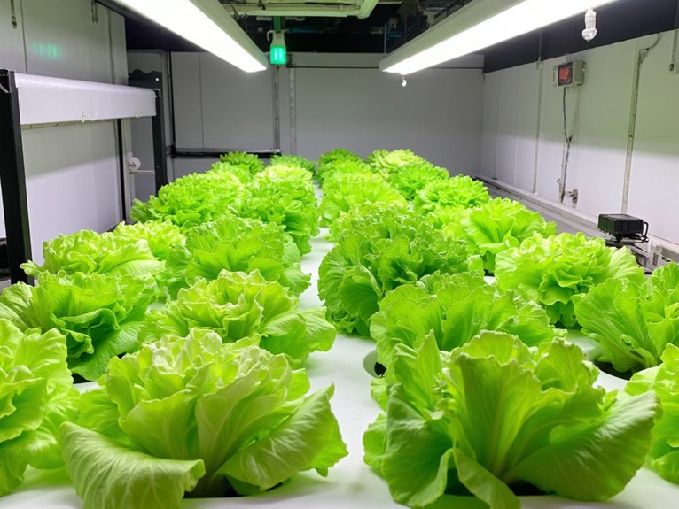hydroponic lettuce growth solutions