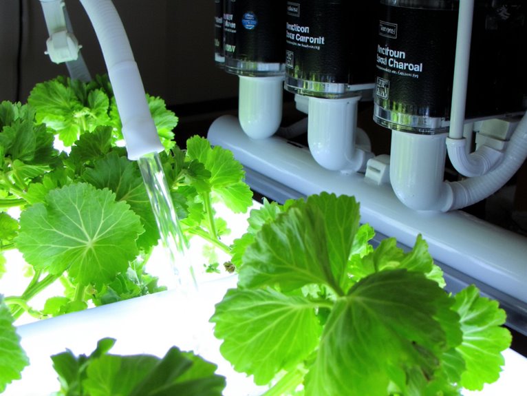 hydroponic water quality improvement