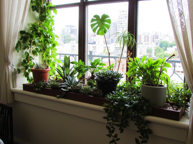 indoor window plants year round