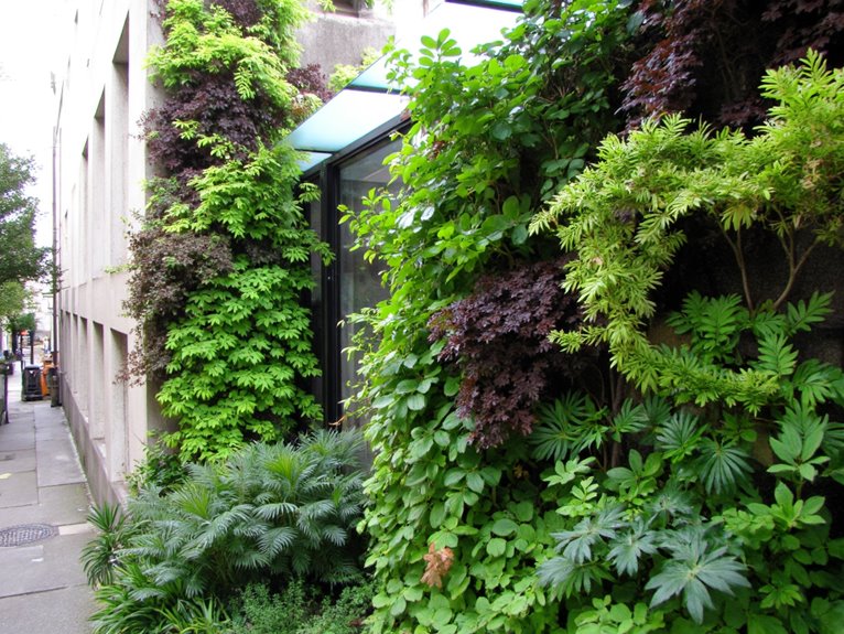 living plant wall systems