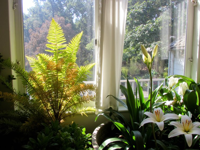 natural light for plants