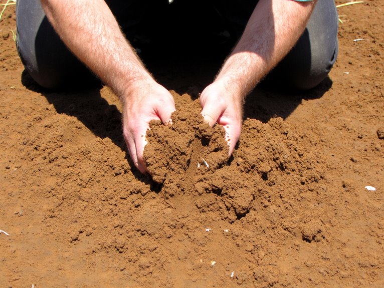 neglecting clay sandy amendments