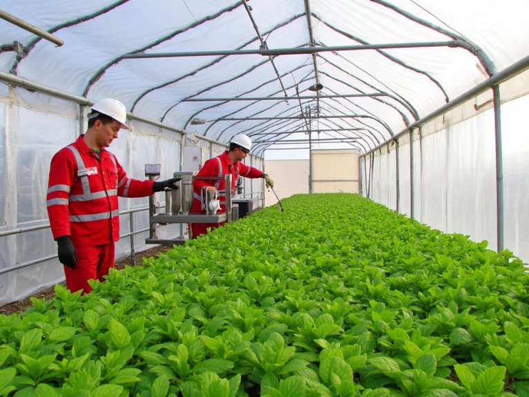 safe work with glass plastic structures