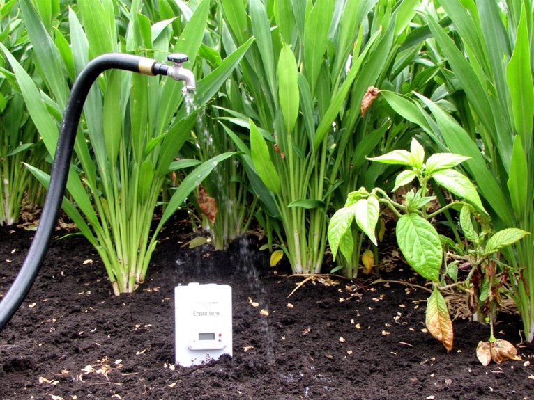 scheduled watering without soil check