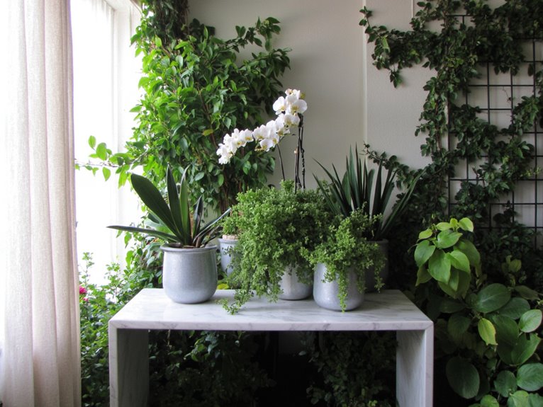 shady space plant options