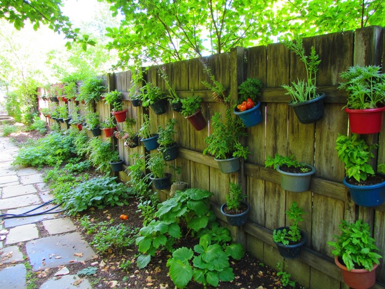 space saving vertical garden