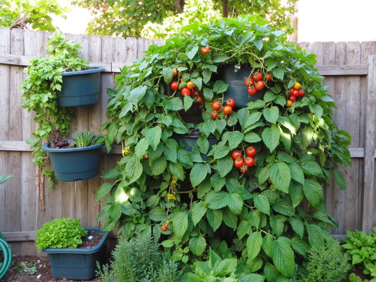 space saving vertical gardening
