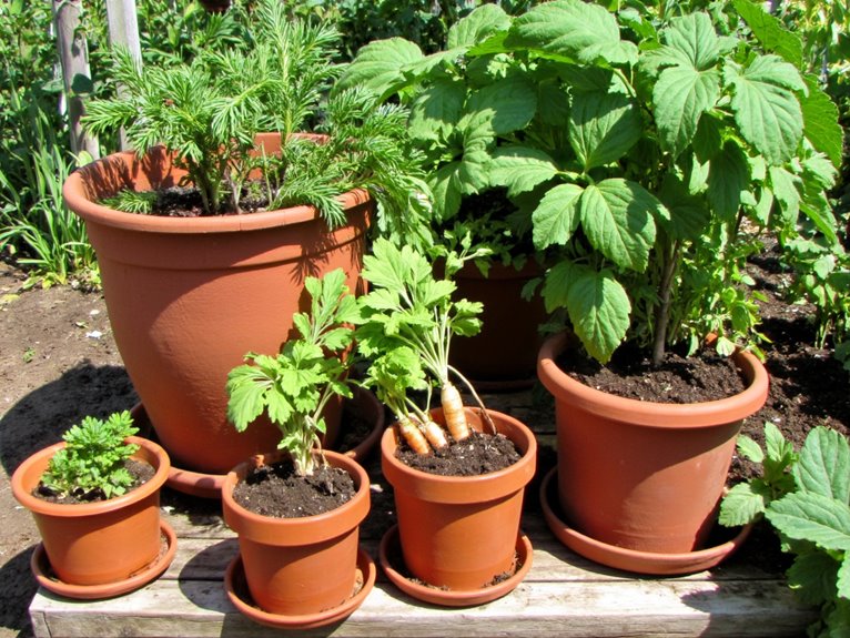 vegetable pot size guide