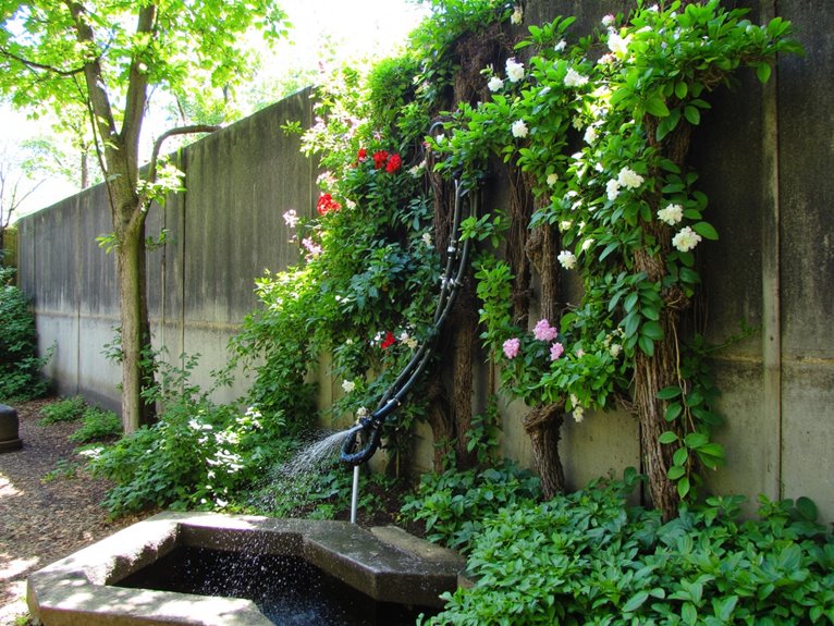 vertical garden irrigation solution