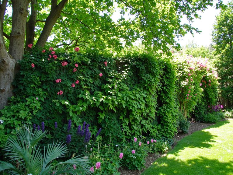 vertical garden privacy
