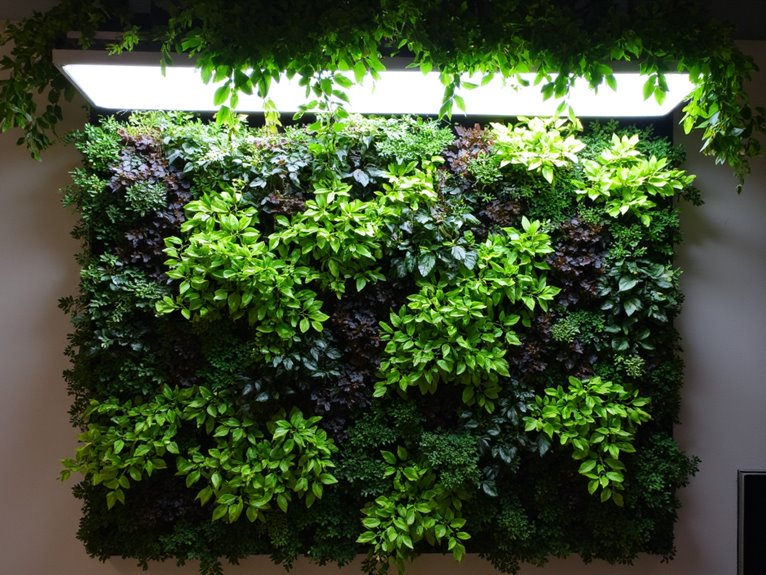 wall mounted plant lighting