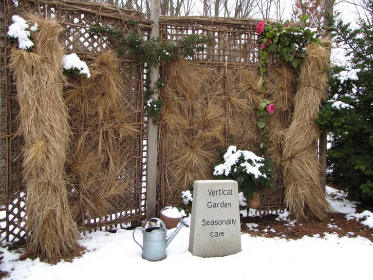 winter vertical garden shield